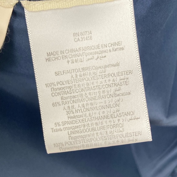 BCBG MAXAZRIA BLAZER JACKET "joplin" blue size L - Picture 12 of 12